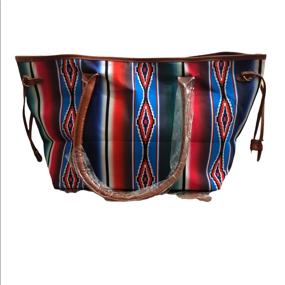 NEW Aztec Striped Extra Large Tote